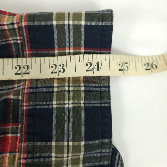 Vintage Chaps Ralph Lauren Mens XL Plaid Long Sleeve Button Down Button Up Shirt - Picture 8 of 9